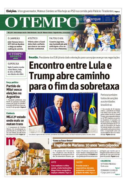O TEMPO - Edição de 27 de Outubro de 2025