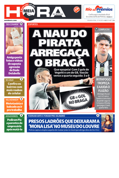 MEIA HORA - Edição de 27 de Outubro de 2025