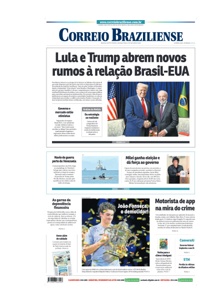 Correio Braziliense - Edição de 27 de Outubro de 2025