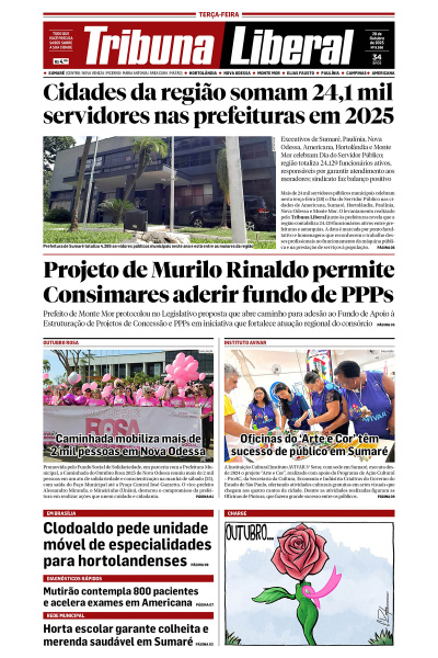 Tribuna Liberal - Edição de 27 de Outubro de 2025