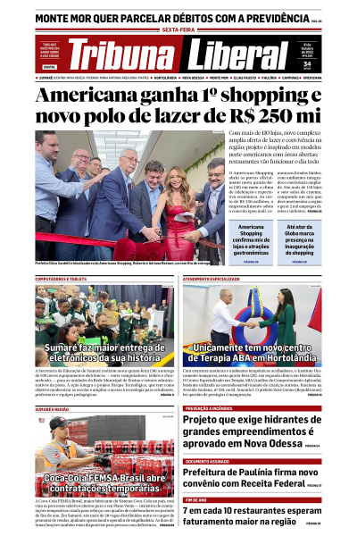 Tribuna Liberal - Edição de 31 de Outubro de 2025