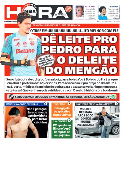 MEIA HORA - Edição de 08 de Novembro de 2025