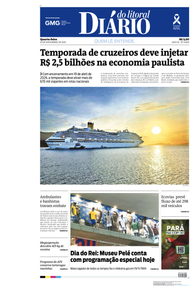 Diário do Litoral - Edição de 19 de Novembro de 2025