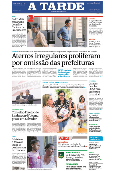 A TARDE - Edição de 17 de Dezembro de 2025