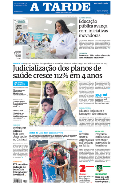 A TARDE - Edição de 19 de Dezembro de 2025