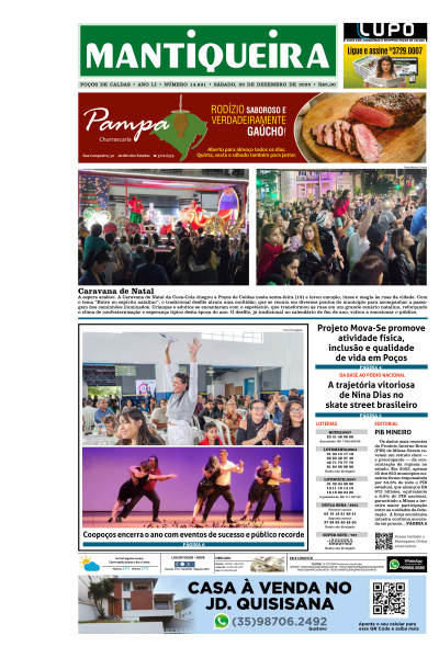 Mantiqueira - Edição de 20 de Dezembro de 2025