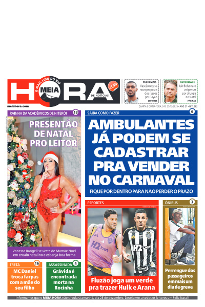 MEIA HORA - Edição de 24 de Dezembro de 2025