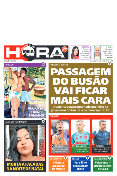 MEIA HORA - Edição de 27 de Dezembro de 2025