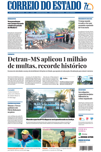 Correio do Estado - Edição de 05 de janeiro de 2026
