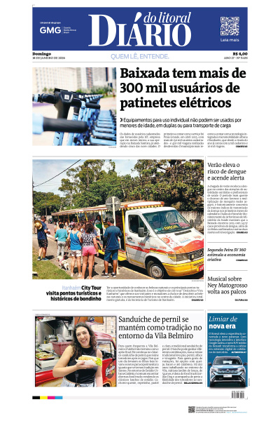 Diário do Litoral – Edição de 18 de janeiro de 2026