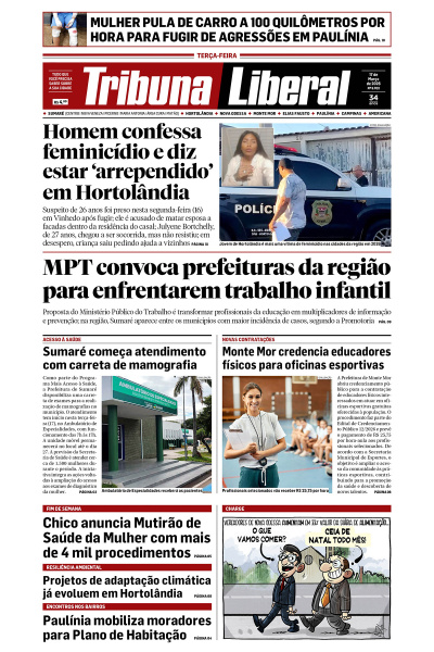 Tribuna Liberal - Edição de 17 de Março de 2026