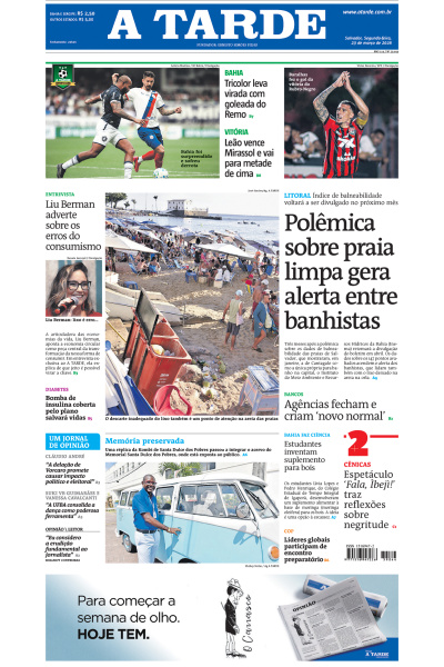 A TARDE - Edição de 23 de Março de 2026