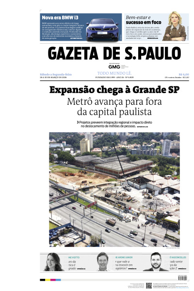 Gazeta de S. Paulo - Edição de 30 de Março de 2026