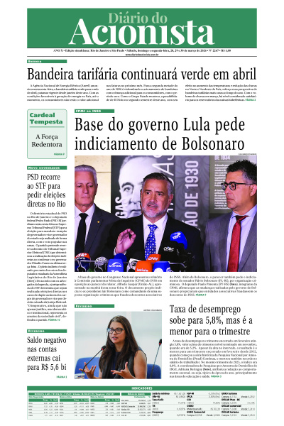 Diário do Acionista - 28 a 30 de março de 2026