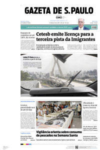 Gazeta de S. Paulo - Edição de 01 de Abril de 2026