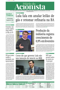 Diário do Acionista - 03 a 06 de abril de 2026