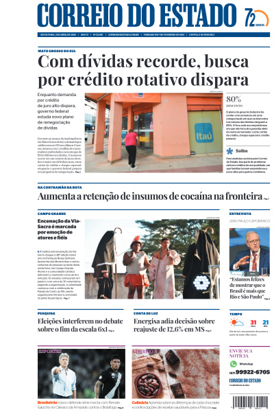 Correio do Estado - Edição de 04 de Abril de 2026