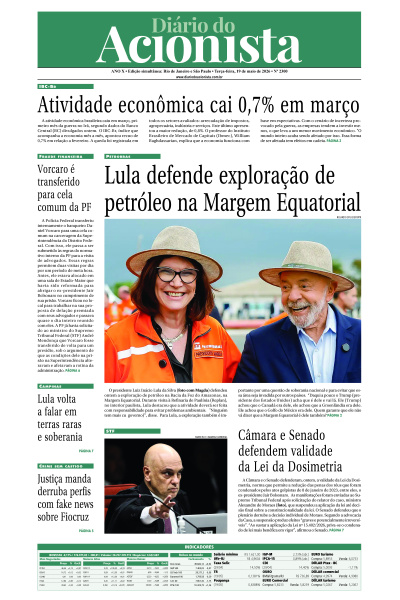 Diário do Acionista - 19 de maio de 2026