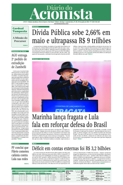 Diário do Acionista - 27 a 29 de junho de 2026