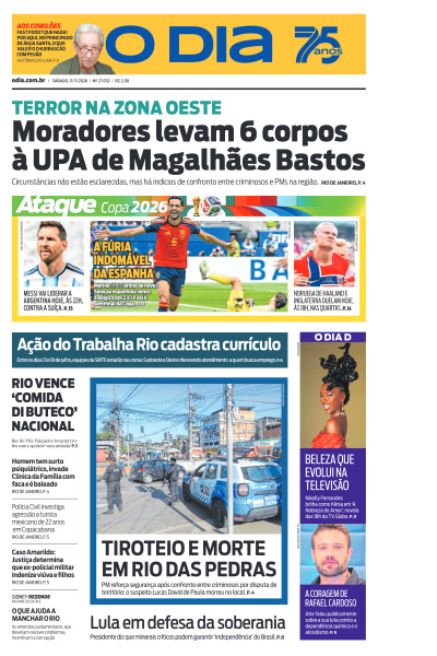 O DIA - Edição de 11 de Julho de 2026