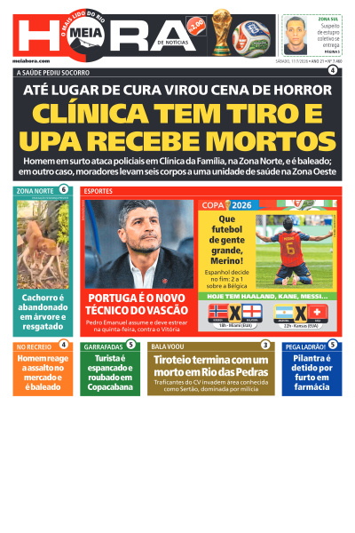 MEIA HORA - Edição de 11 de Julho de 2026