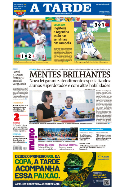 A TARDE - Edição de 12 de Julho de 2026