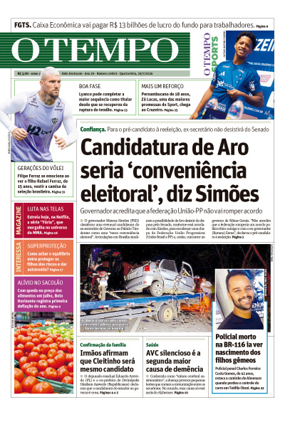 O TEMPO - Edição de 29 de Julho de 2026