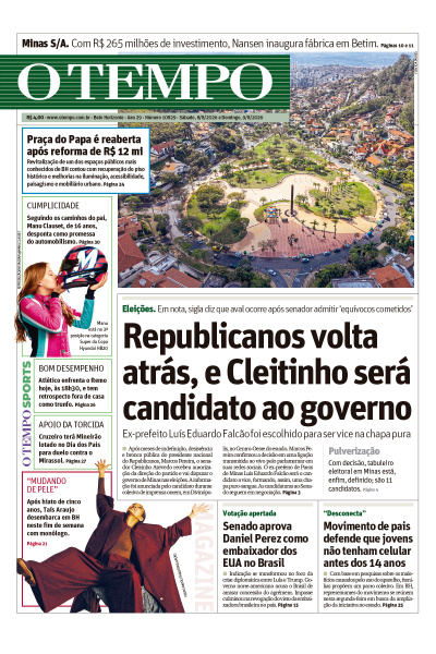 O TEMPO - Edição de 08 de Agosto de 2026