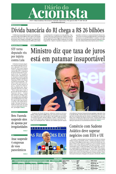 Diário do Acionista - 19 de agosto de 2026