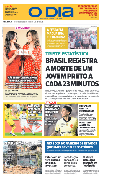 O DIA - Edição de 20 de Setembro de 2026