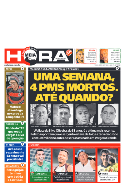 MEIA HORA - Edição de 22 de Setembro de 2026