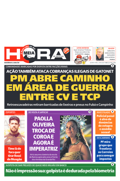 MEIA HORA - Edição de 24 de Setembro de 2026