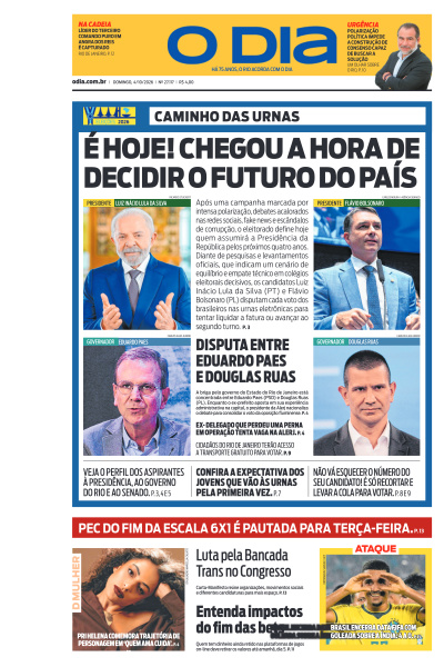 O DIA - Edição de 04 de Outubro de 2026