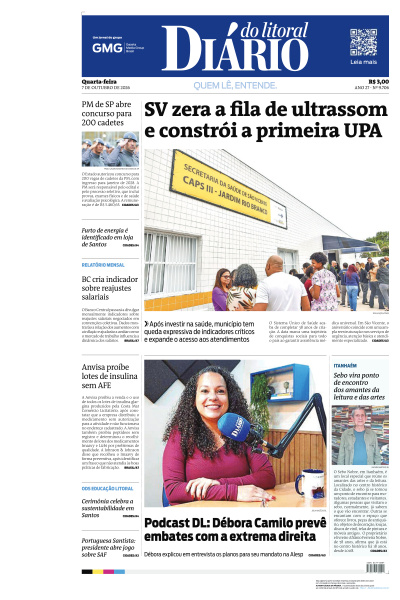 Diário do Litoral - Edição de 07 de Outubro de 2026