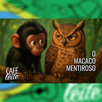 Café Com Leite Especial - O Macaco Mentiroso