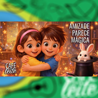 Café Com Leite Especial - Amizade parece mágica