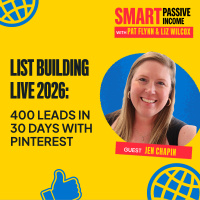 LIST BUILDING LIVE: 400 Leads in 30 Days with Pinterest with Jen Chapin