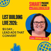 LIST BUILDING LIVE: $5 Day… Lead Ads That Convert with Adrienne Farrow