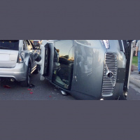 Autonomous Car Crashes: Who -- or What -- Is to Blame?