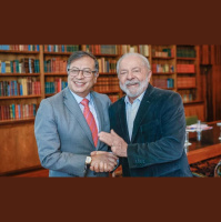 Lula e Gustavo Petro discutiram situação da Venezuela em telefonema nesta quinta (8)