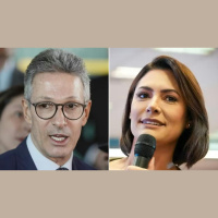 Zema diz que Michelle Bolsonaro é avaliada para compor sua chapa como vice