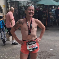 The Happy Pod: Running topless because Im proud of my scars