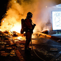 How will violent unrest influence Frances election?