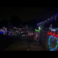 Competições pela melhor decoração de natal entre vizinhos têm telhado, carro e até cachorro com pisca-pisca