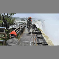 Passarela argentina Garganta do Diabo, nas Cataratas do Iguaçu, ficará fechada até dezembro