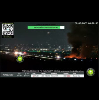 Avião faz pouso forçado em Guarulhos após turbina explodir