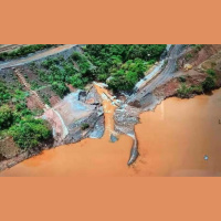 Congonhas (MG) registra 3º incidente com carreamento de resíduos de mineração para rios