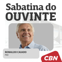 Eleições 2026: Ronaldo Caiado (PSD) participa da Sabatina do Ouvinte da CBN