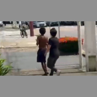 Homem em situação de rua é agredido com arma de choque por estudantes de Direito em Belém