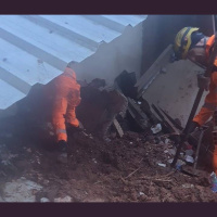 Juiz de Fora (MG): temporal causa deslizamentos de terra e desabamentos de casas